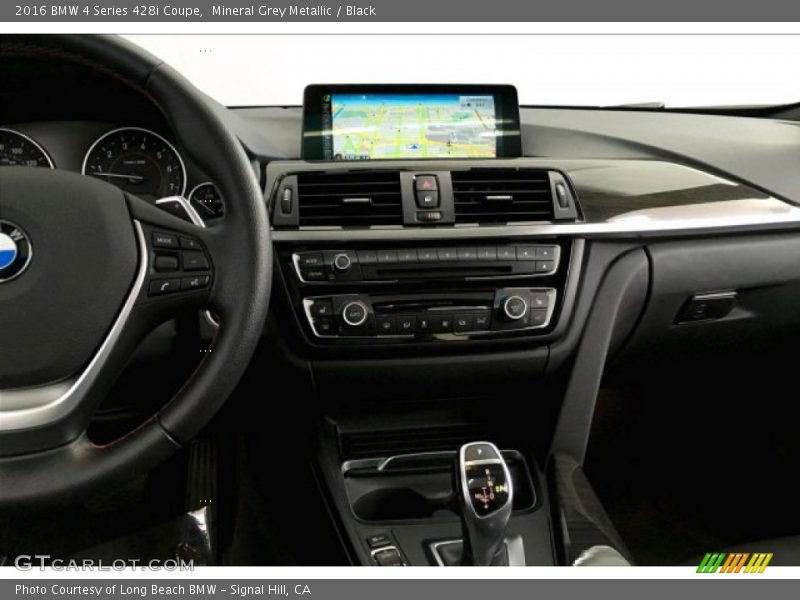 Mineral Grey Metallic / Black 2016 BMW 4 Series 428i Coupe