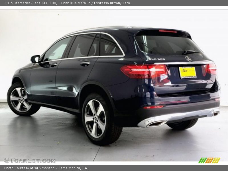Lunar Blue Metallic / Espresso Brown/Black 2019 Mercedes-Benz GLC 300