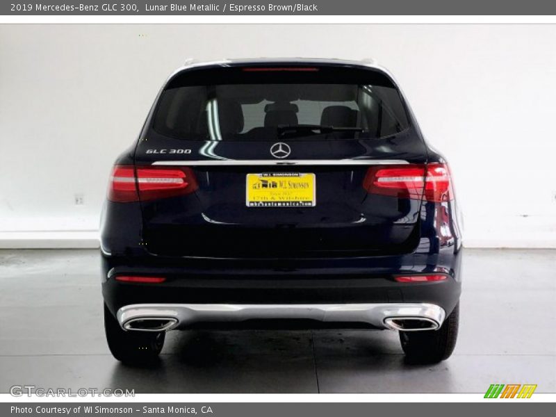 Lunar Blue Metallic / Espresso Brown/Black 2019 Mercedes-Benz GLC 300
