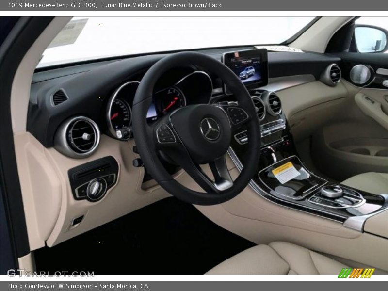 Lunar Blue Metallic / Espresso Brown/Black 2019 Mercedes-Benz GLC 300