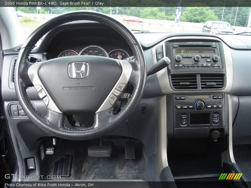 Sage Brush Pearl / Gray 2006 Honda Pilot EX-L 4WD