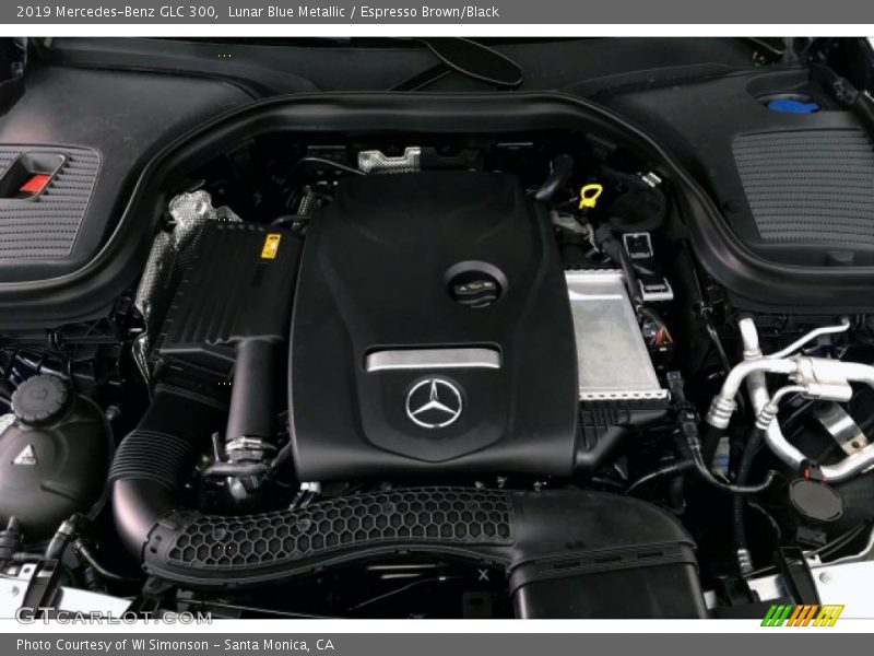 Lunar Blue Metallic / Espresso Brown/Black 2019 Mercedes-Benz GLC 300