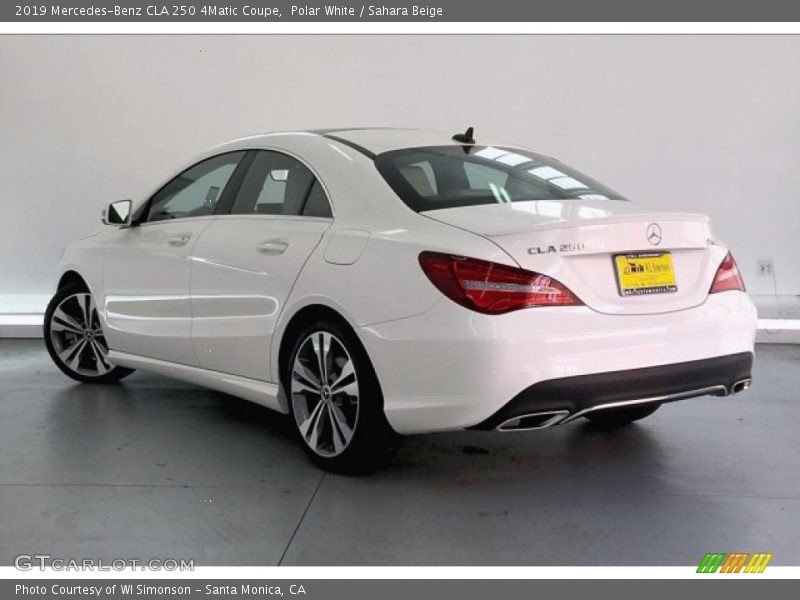 Polar White / Sahara Beige 2019 Mercedes-Benz CLA 250 4Matic Coupe