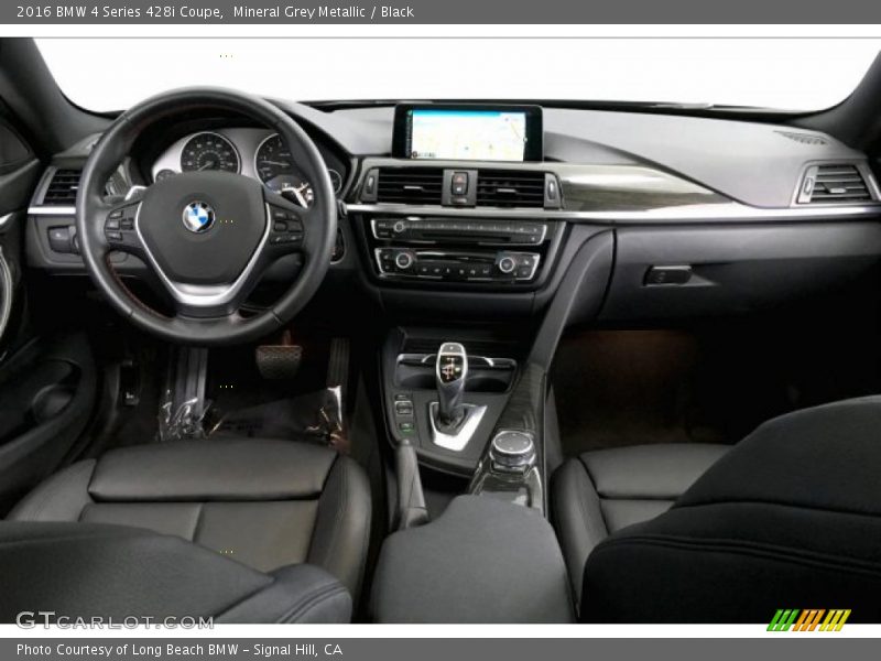 Mineral Grey Metallic / Black 2016 BMW 4 Series 428i Coupe