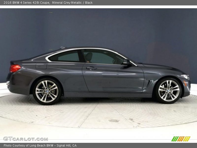 Mineral Grey Metallic / Black 2016 BMW 4 Series 428i Coupe