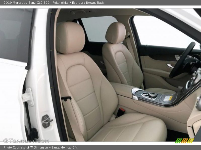 Polar White / Espresso Brown/Black 2019 Mercedes-Benz GLC 300