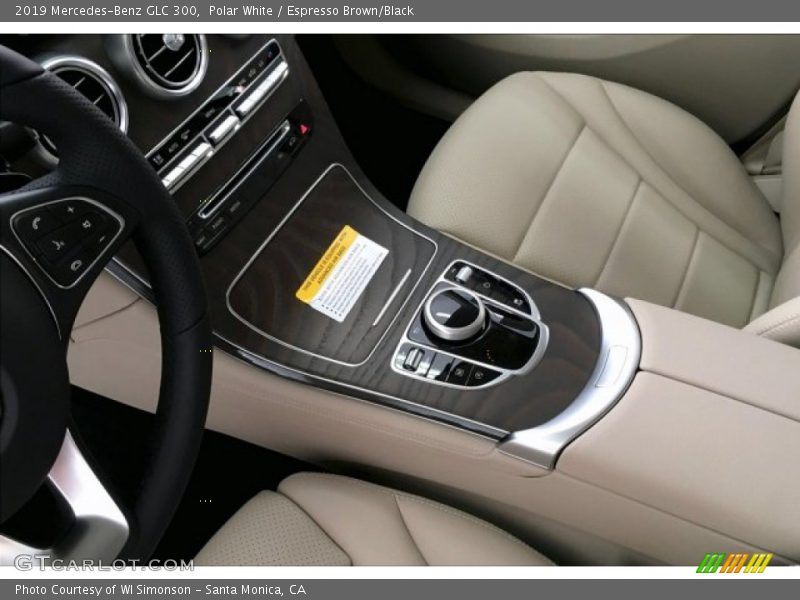 Polar White / Espresso Brown/Black 2019 Mercedes-Benz GLC 300