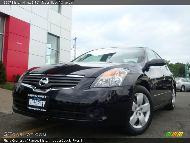 Super Black / Charcoal 2007 Nissan Altima 2.5 S