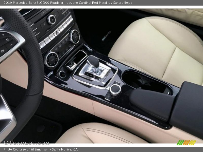 designo Cardinal Red Metallic / Sahara Beige 2019 Mercedes-Benz SLC 300 Roadster