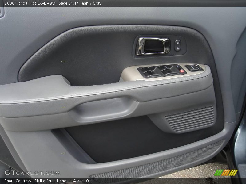 Sage Brush Pearl / Gray 2006 Honda Pilot EX-L 4WD