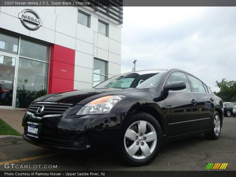 Super Black / Charcoal 2007 Nissan Altima 2.5 S