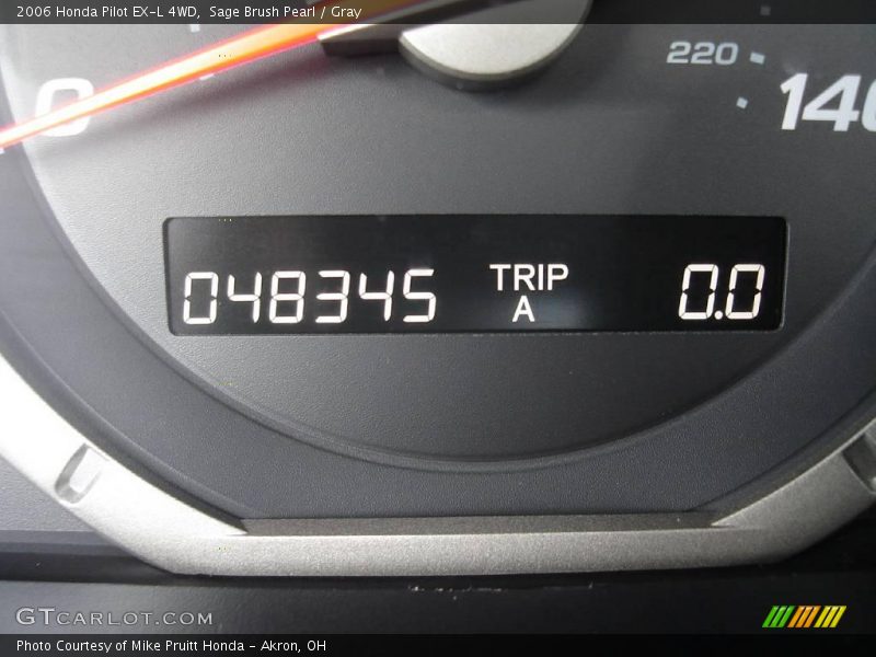Sage Brush Pearl / Gray 2006 Honda Pilot EX-L 4WD