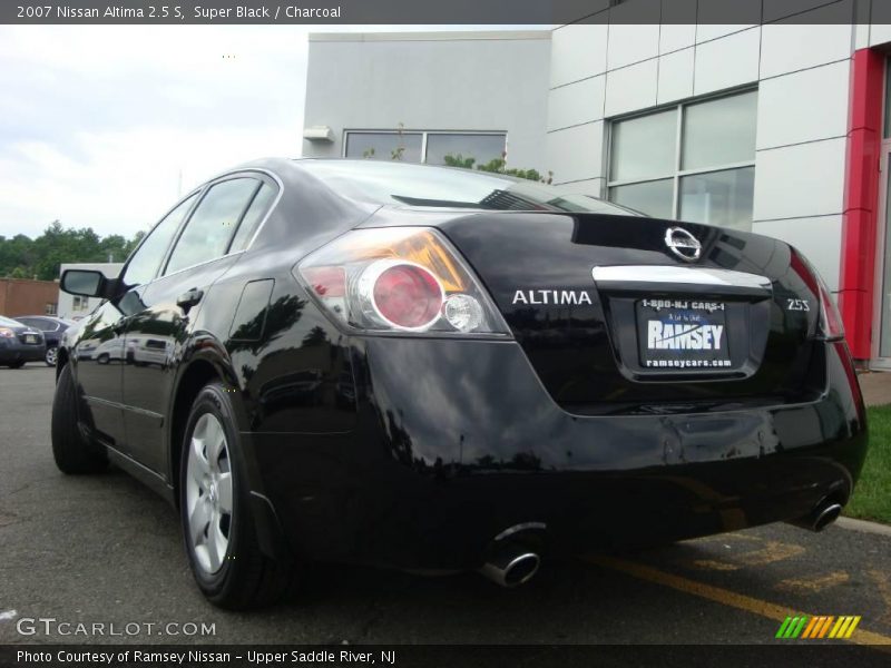 Super Black / Charcoal 2007 Nissan Altima 2.5 S