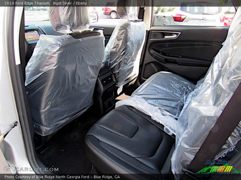 Ingot Silver / Ebony 2019 Ford Edge Titanium