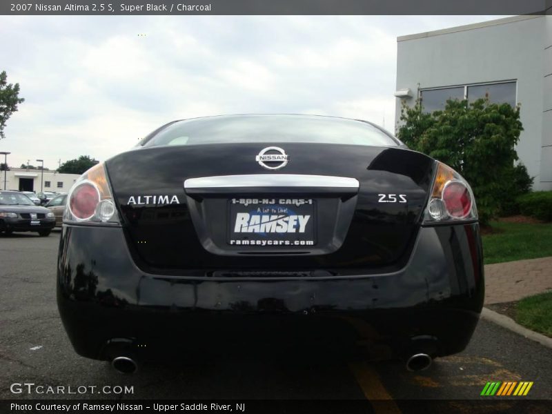 Super Black / Charcoal 2007 Nissan Altima 2.5 S