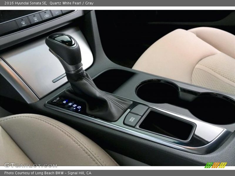 Quartz White Pearl / Gray 2016 Hyundai Sonata SE