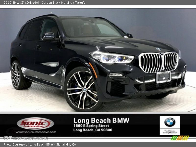 Carbon Black Metallic / Tartufo 2019 BMW X5 xDrive40i
