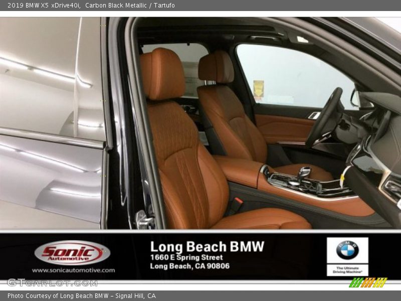 Carbon Black Metallic / Tartufo 2019 BMW X5 xDrive40i