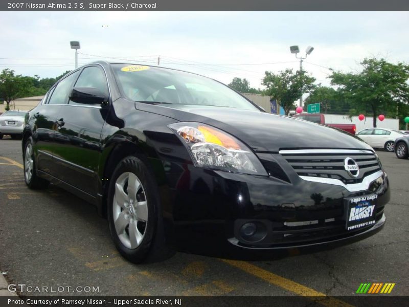 Super Black / Charcoal 2007 Nissan Altima 2.5 S