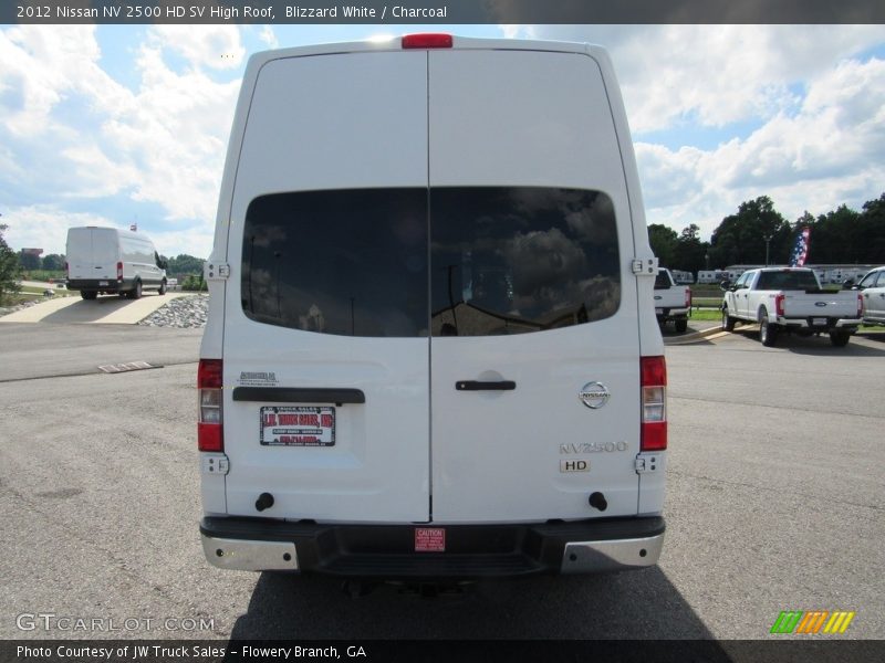 Blizzard White / Charcoal 2012 Nissan NV 2500 HD SV High Roof