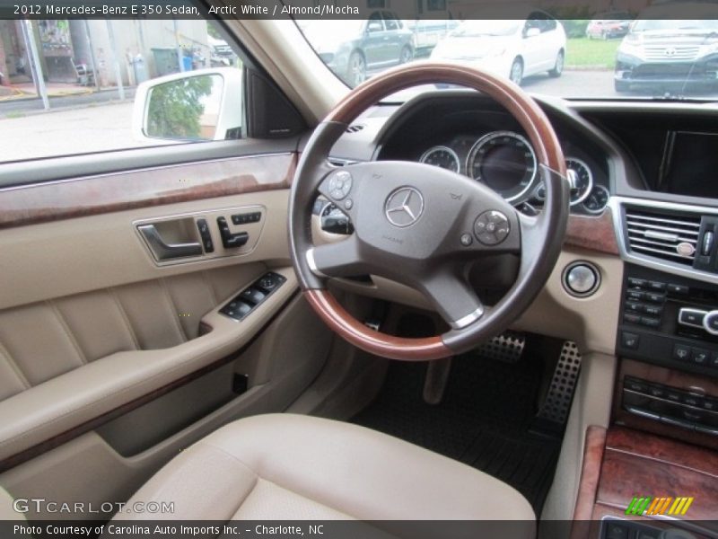 Arctic White / Almond/Mocha 2012 Mercedes-Benz E 350 Sedan