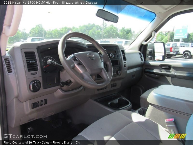Blizzard White / Charcoal 2012 Nissan NV 2500 HD SV High Roof