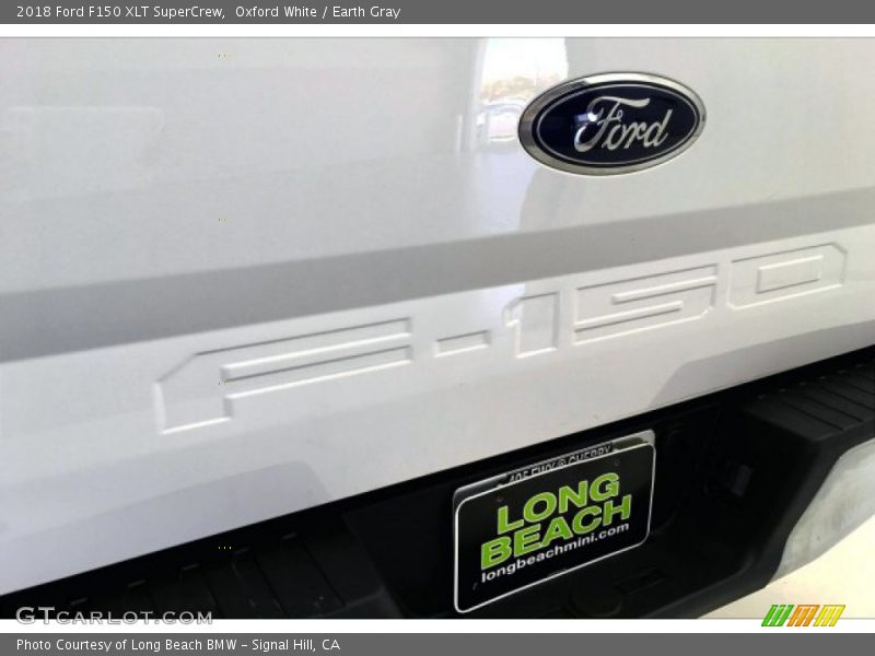 Oxford White / Earth Gray 2018 Ford F150 XLT SuperCrew