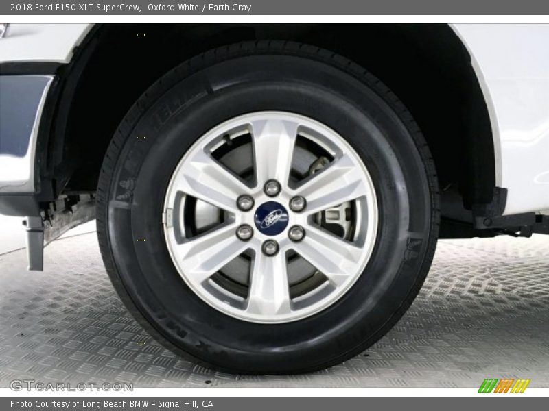 Oxford White / Earth Gray 2018 Ford F150 XLT SuperCrew