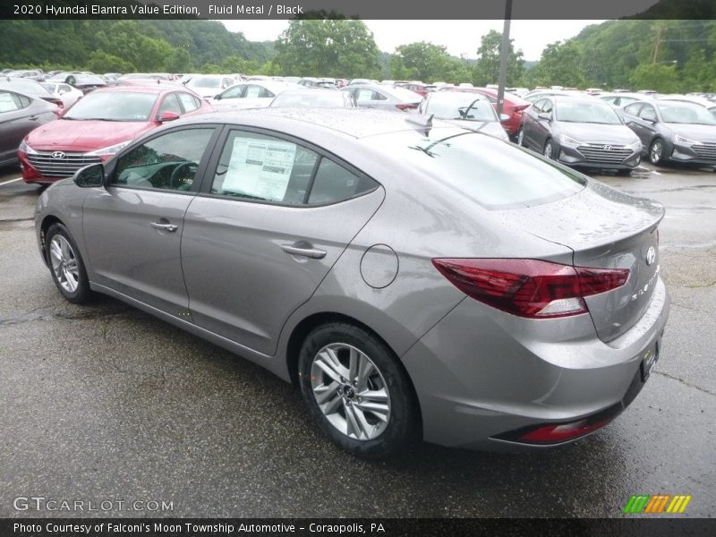 Fluid Metal / Black 2020 Hyundai Elantra Value Edition