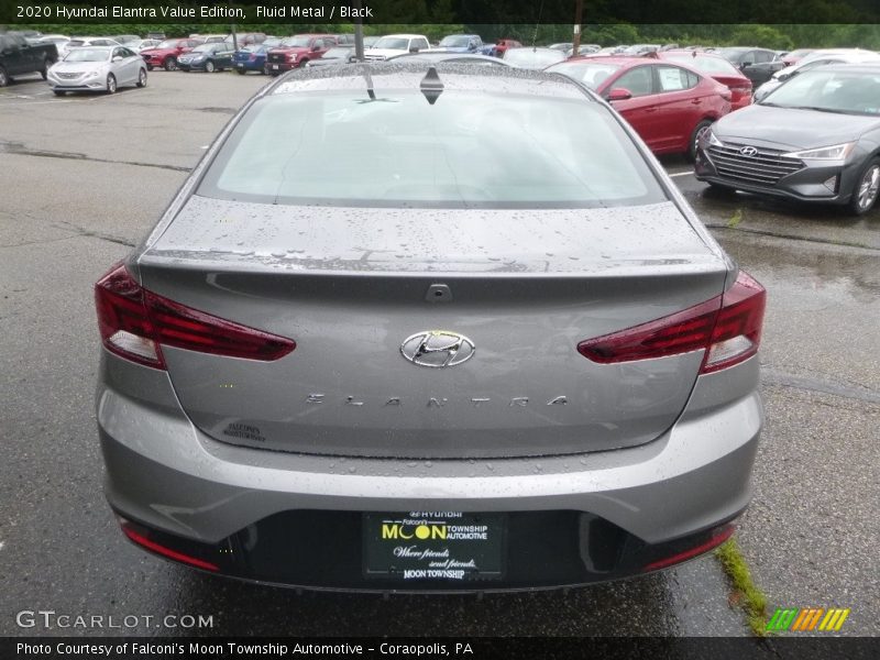 Fluid Metal / Black 2020 Hyundai Elantra Value Edition