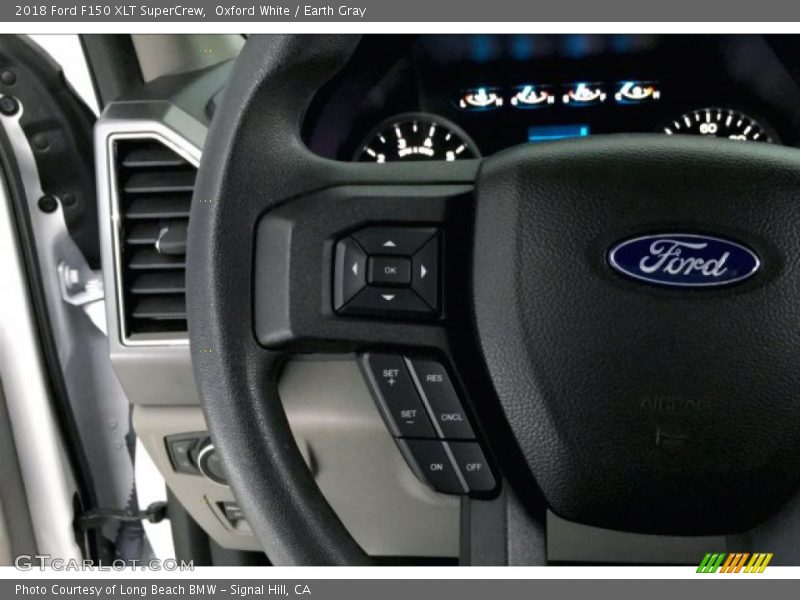 Oxford White / Earth Gray 2018 Ford F150 XLT SuperCrew