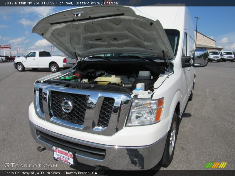 Blizzard White / Charcoal 2012 Nissan NV 2500 HD SV High Roof