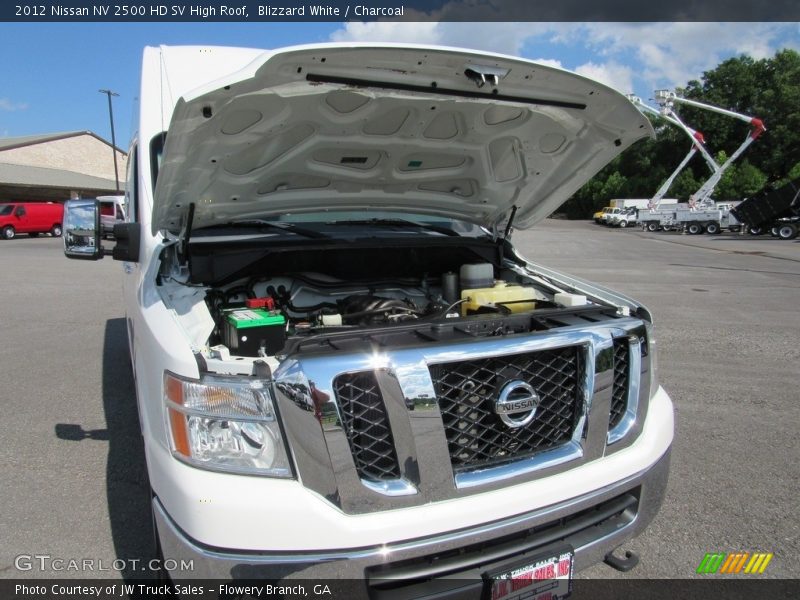 Blizzard White / Charcoal 2012 Nissan NV 2500 HD SV High Roof