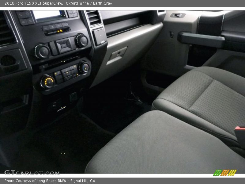 Oxford White / Earth Gray 2018 Ford F150 XLT SuperCrew