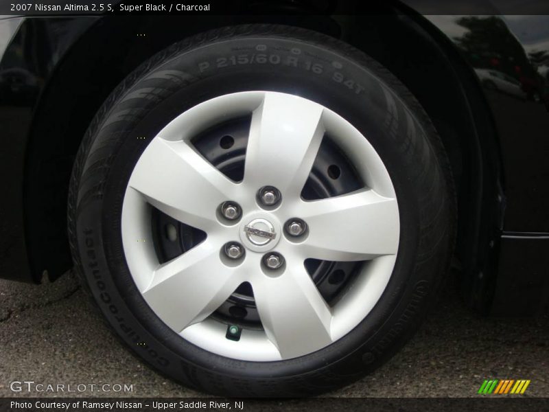 Super Black / Charcoal 2007 Nissan Altima 2.5 S