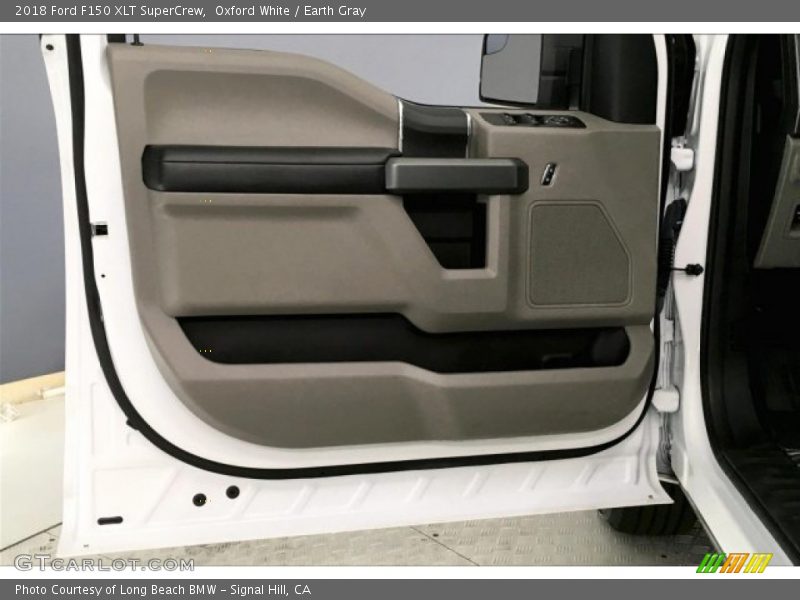 Oxford White / Earth Gray 2018 Ford F150 XLT SuperCrew