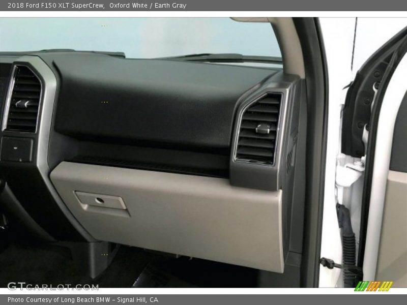 Oxford White / Earth Gray 2018 Ford F150 XLT SuperCrew