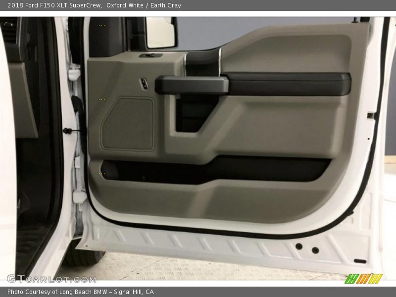 Oxford White / Earth Gray 2018 Ford F150 XLT SuperCrew