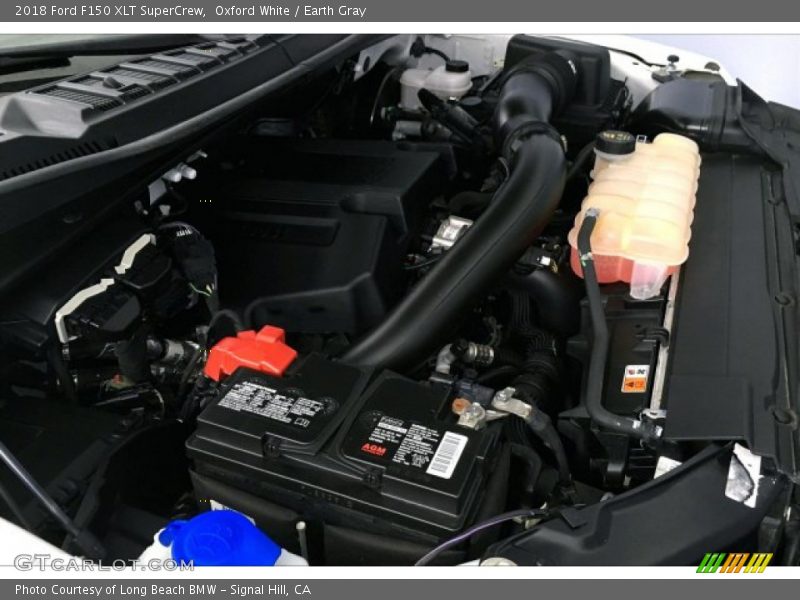 Oxford White / Earth Gray 2018 Ford F150 XLT SuperCrew