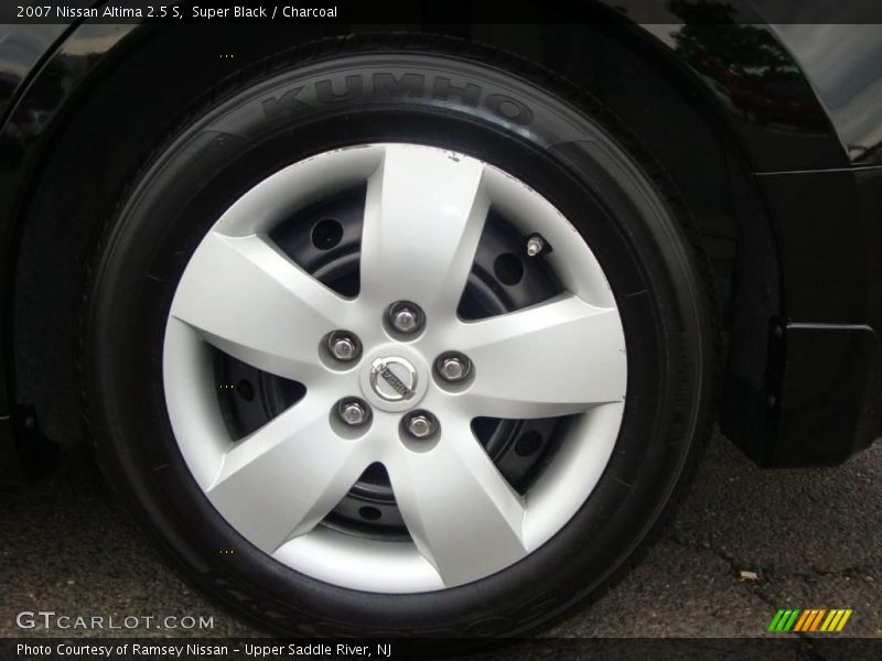 Super Black / Charcoal 2007 Nissan Altima 2.5 S