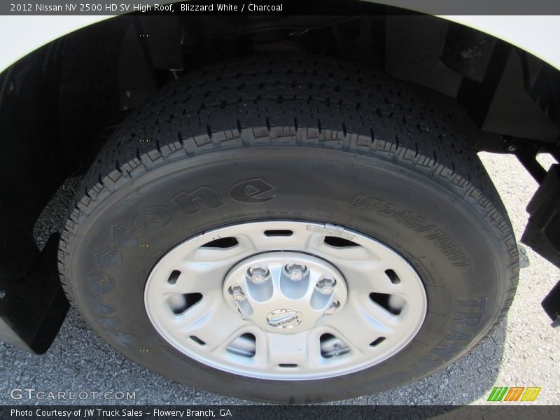 Blizzard White / Charcoal 2012 Nissan NV 2500 HD SV High Roof