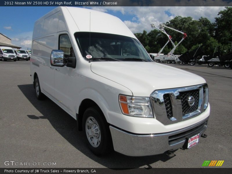 Blizzard White / Charcoal 2012 Nissan NV 2500 HD SV High Roof