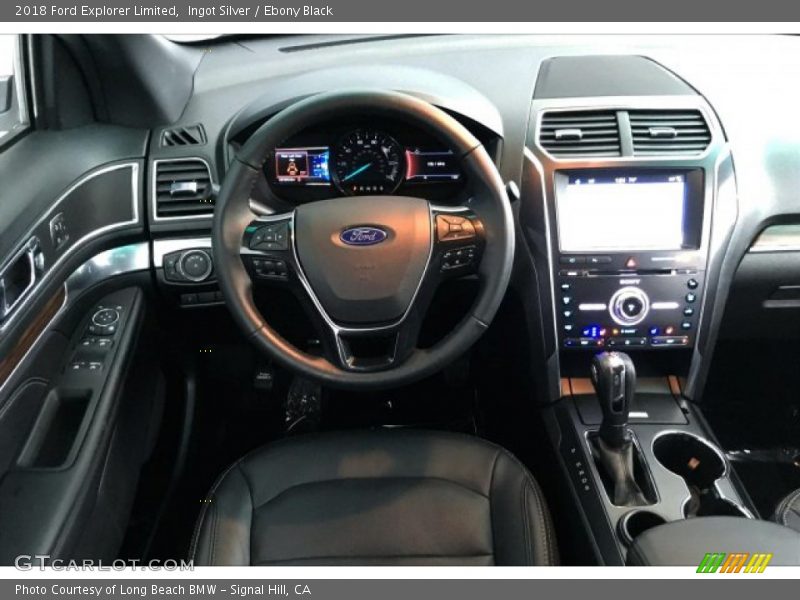 Ingot Silver / Ebony Black 2018 Ford Explorer Limited