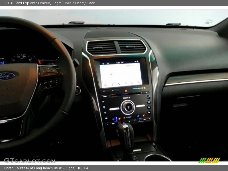 Ingot Silver / Ebony Black 2018 Ford Explorer Limited