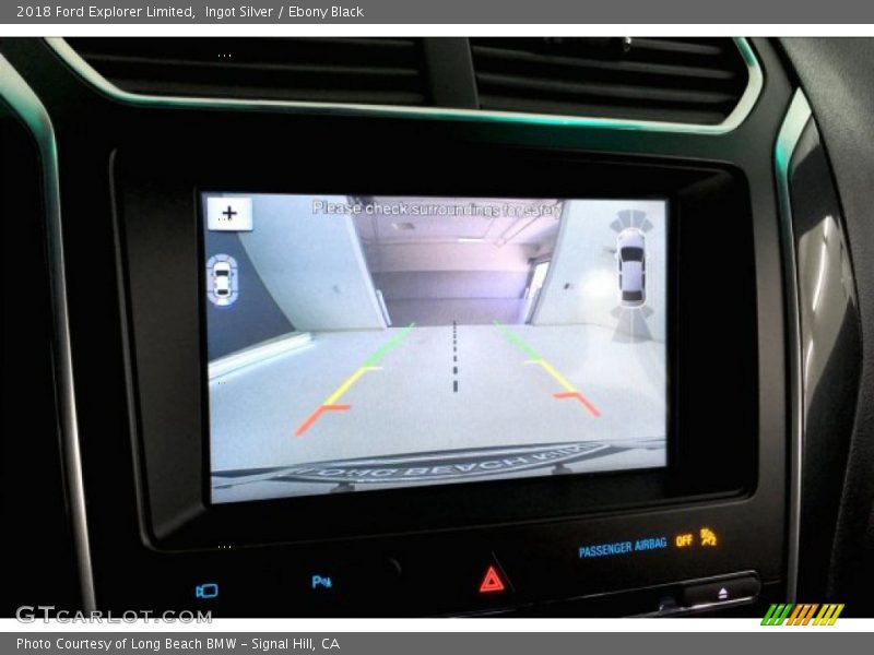 Ingot Silver / Ebony Black 2018 Ford Explorer Limited