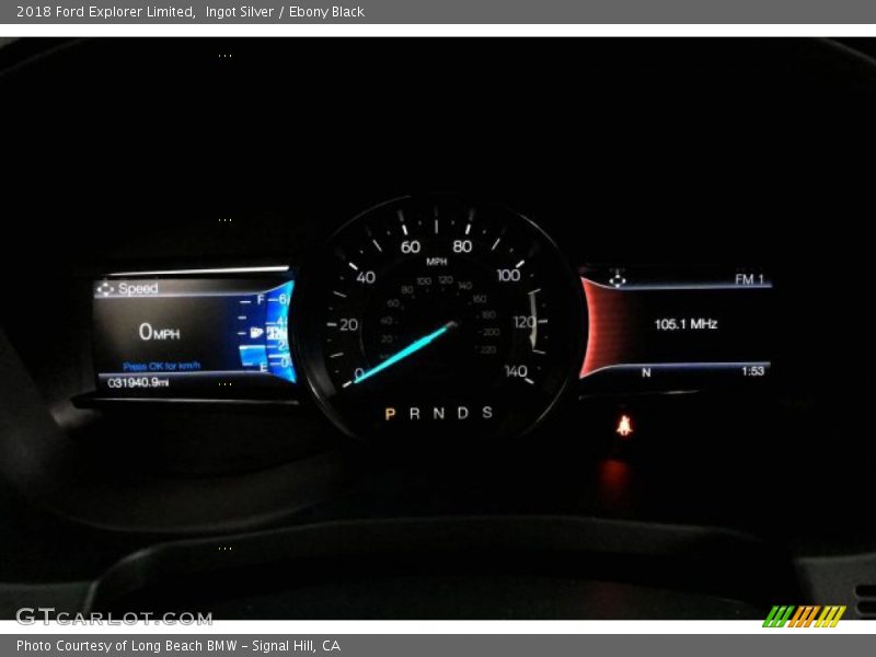 Ingot Silver / Ebony Black 2018 Ford Explorer Limited