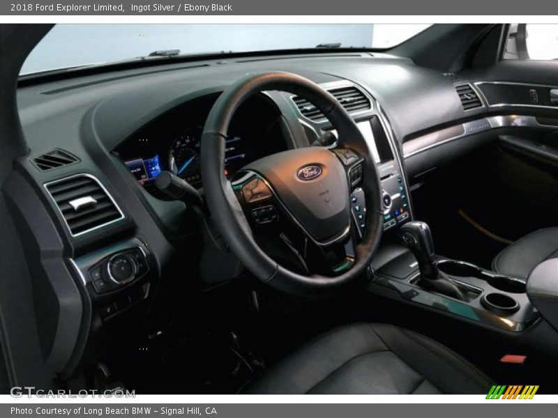 Ingot Silver / Ebony Black 2018 Ford Explorer Limited