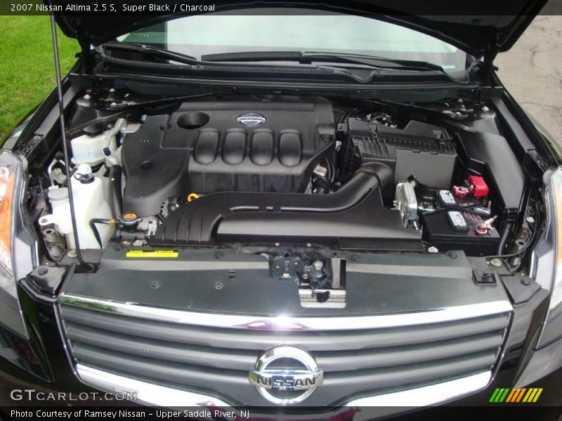 Super Black / Charcoal 2007 Nissan Altima 2.5 S