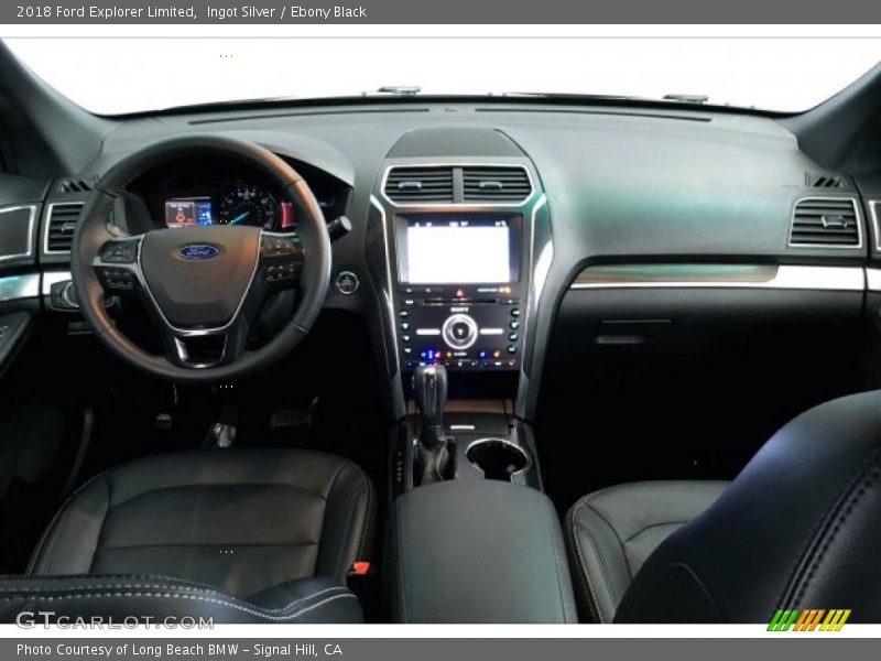 Ingot Silver / Ebony Black 2018 Ford Explorer Limited