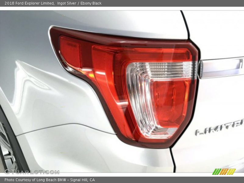 Ingot Silver / Ebony Black 2018 Ford Explorer Limited